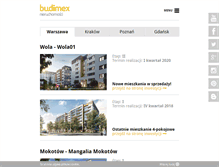Tablet Screenshot of budimex-nieruchomosci.pl